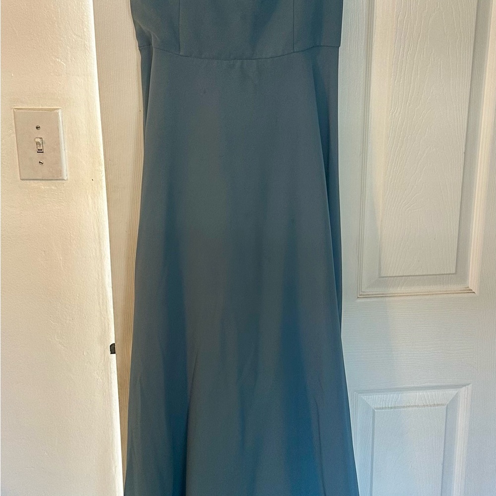 Lulu's Maxi Dress in Slate Blue